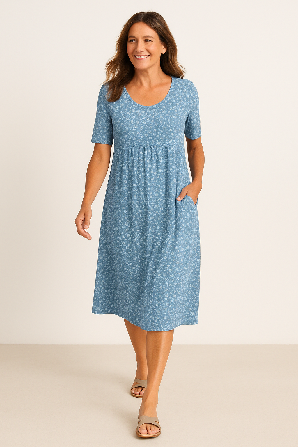 Anouk | Floral Midi Dress-blumpark