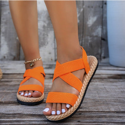 SKYLAR | BRAIDED PLATFORM ESPADRILLE SANDALS-blumpark