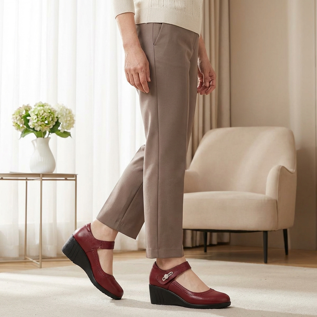 JEAN | ELEGANT MID-HEEL COMFORT SHOES-blumpark