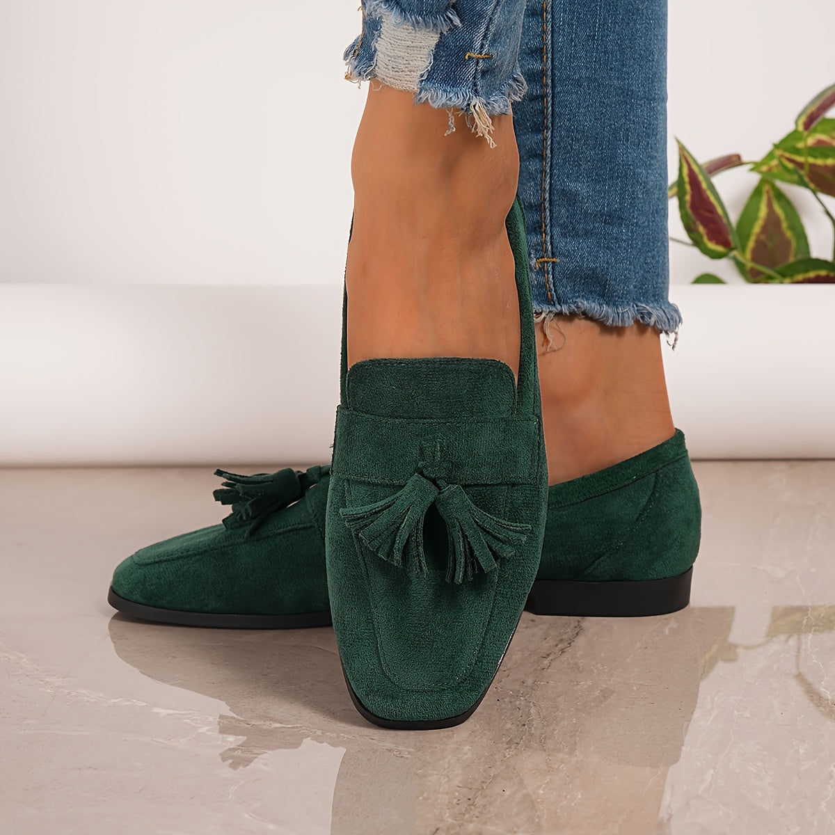JACQUELINE | COMFORT TASSEL LOAFERS-blumpark