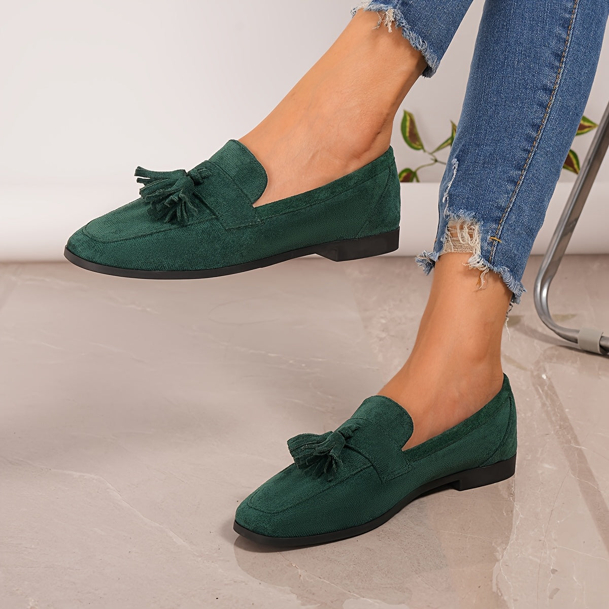 JACQUELINE | COMFORT TASSEL LOAFERS-blumpark