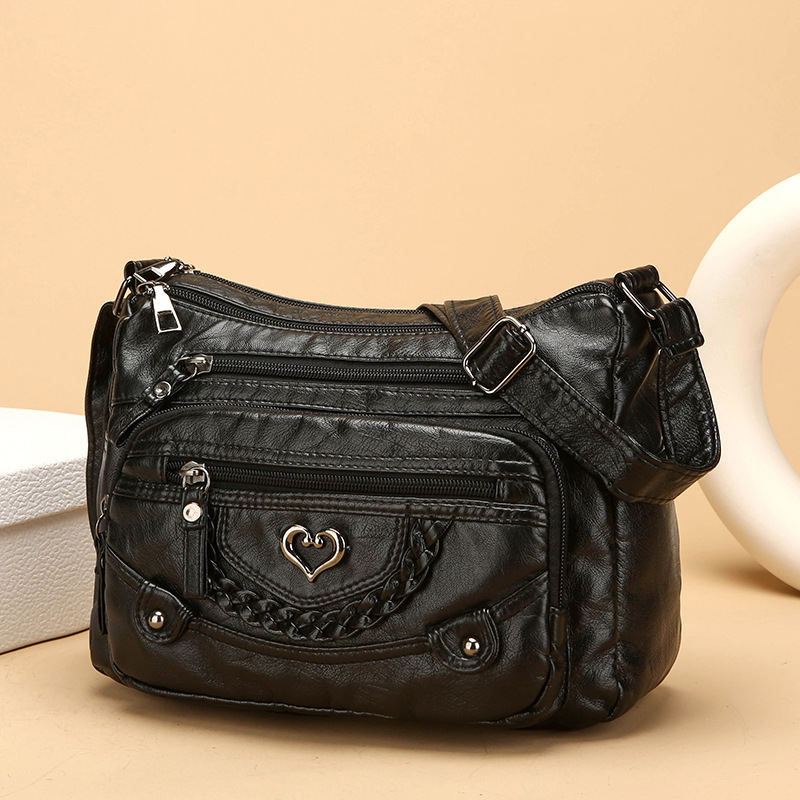 📢📢50% OFF !! ⏰Women's Soft PU Leather Multi-Pocket Crossbody Bag-blumpark