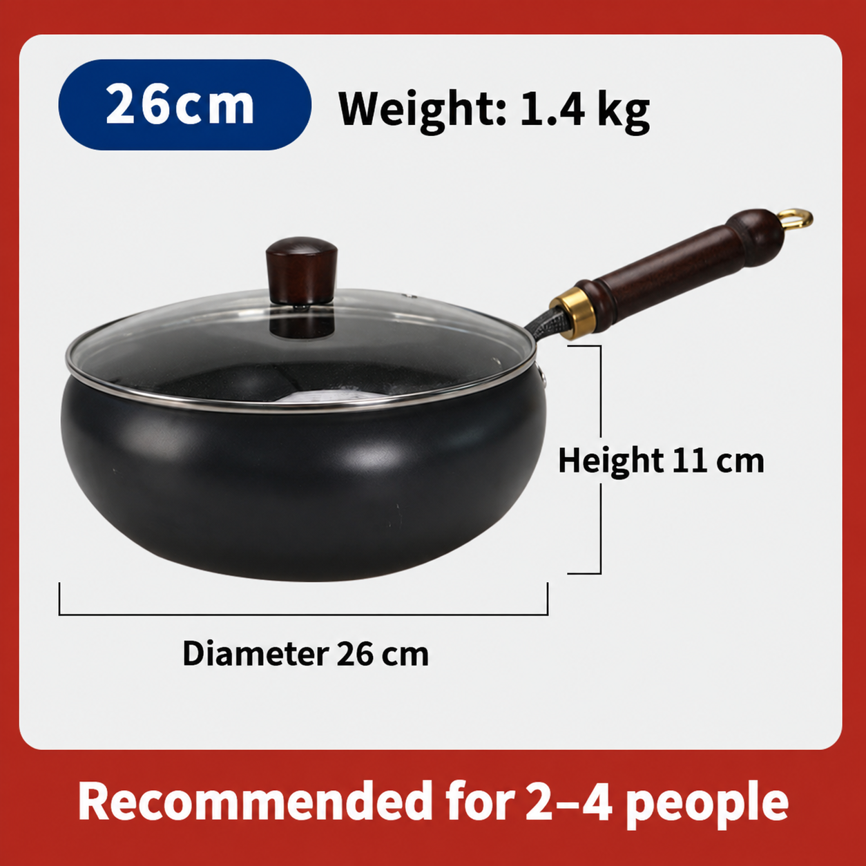 [Uncoated healthy pot] Traditional Forged Big-Belly Pot【In Japan, every household uses it!】