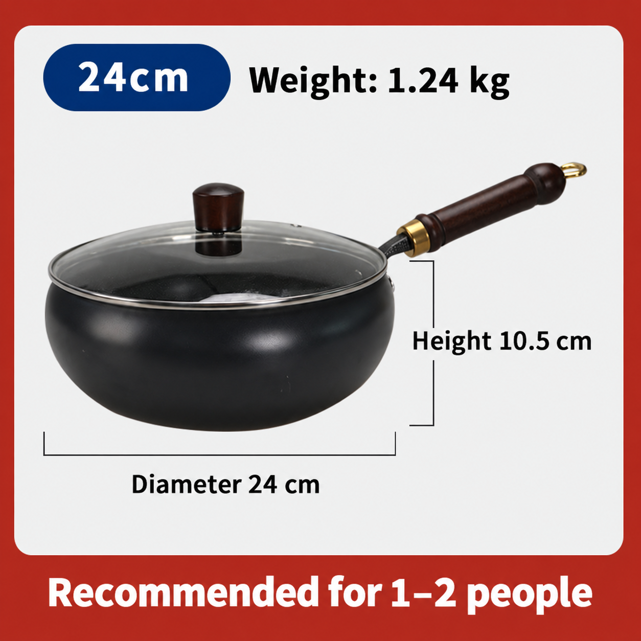 [Uncoated healthy pot] Traditional Forged Big-Belly Pot【In Japan, every household uses it!】