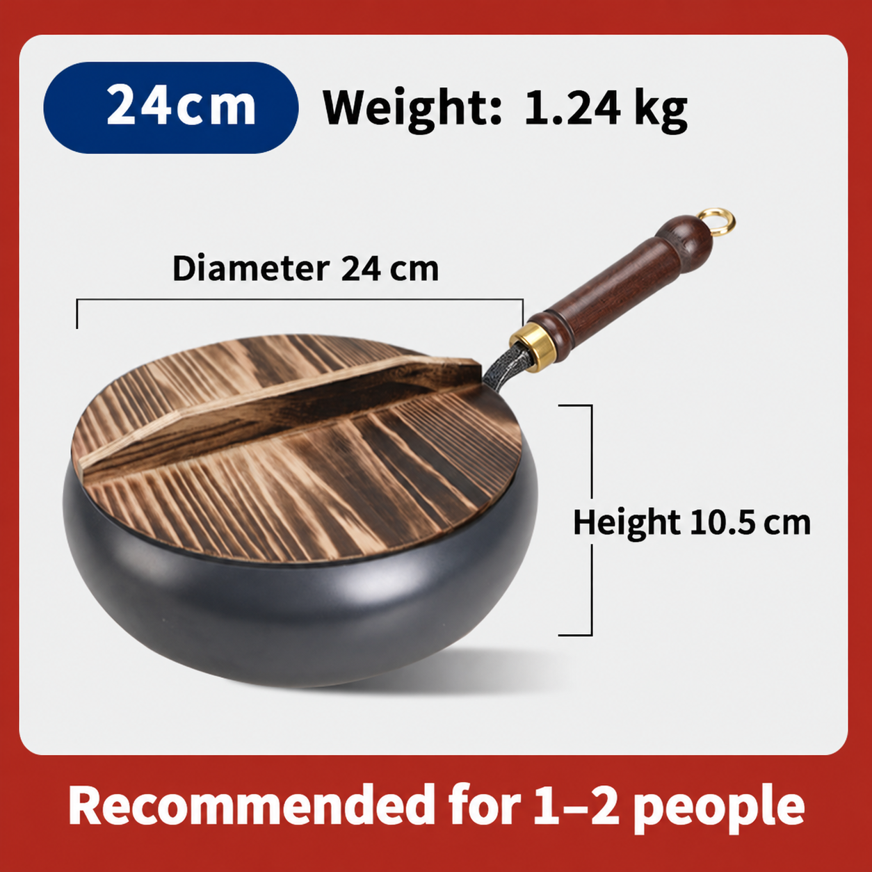 [Uncoated healthy pot] Traditional Forged Big-Belly Pot【In Japan, every household uses it!】