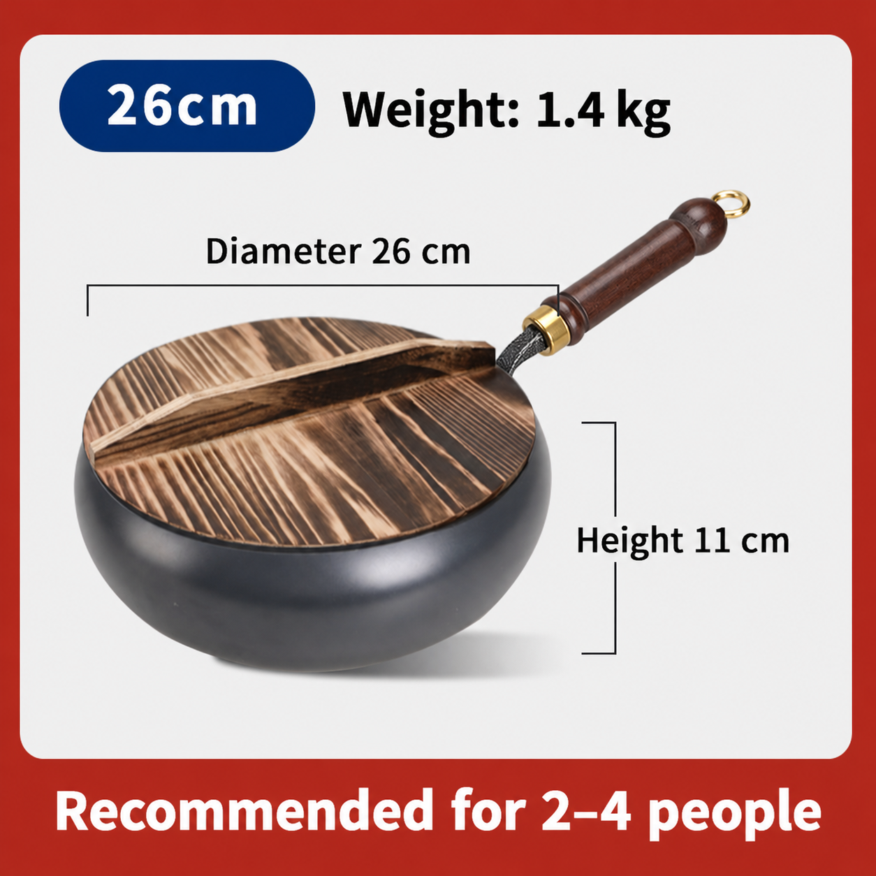 [Uncoated healthy pot] Traditional Forged Big-Belly Pot【In Japan, every household uses it!】