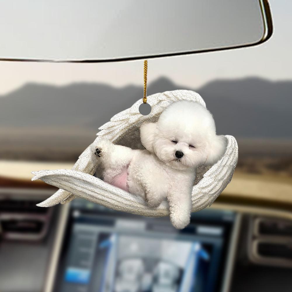Sleeping Angel Bichon Frise Ornament – for Bichon Lovers