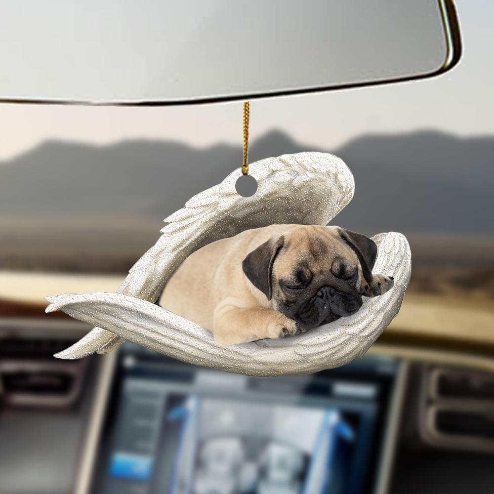 Sleeping Angel Pug Ornament – for Pug Lovers
