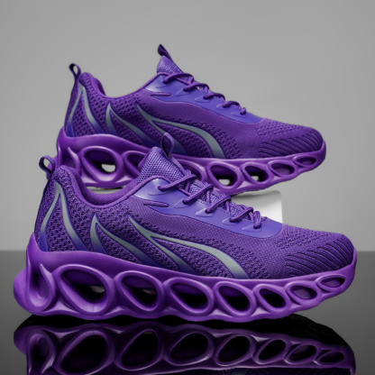 Softsfeel® Men's Relieve Foot Pain Perfect Walking Shoes - Purple