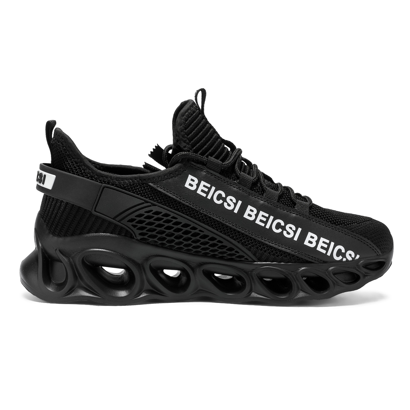 Softsfeel® Men's Side-Zip ComfortFit Walking Shoes - Black