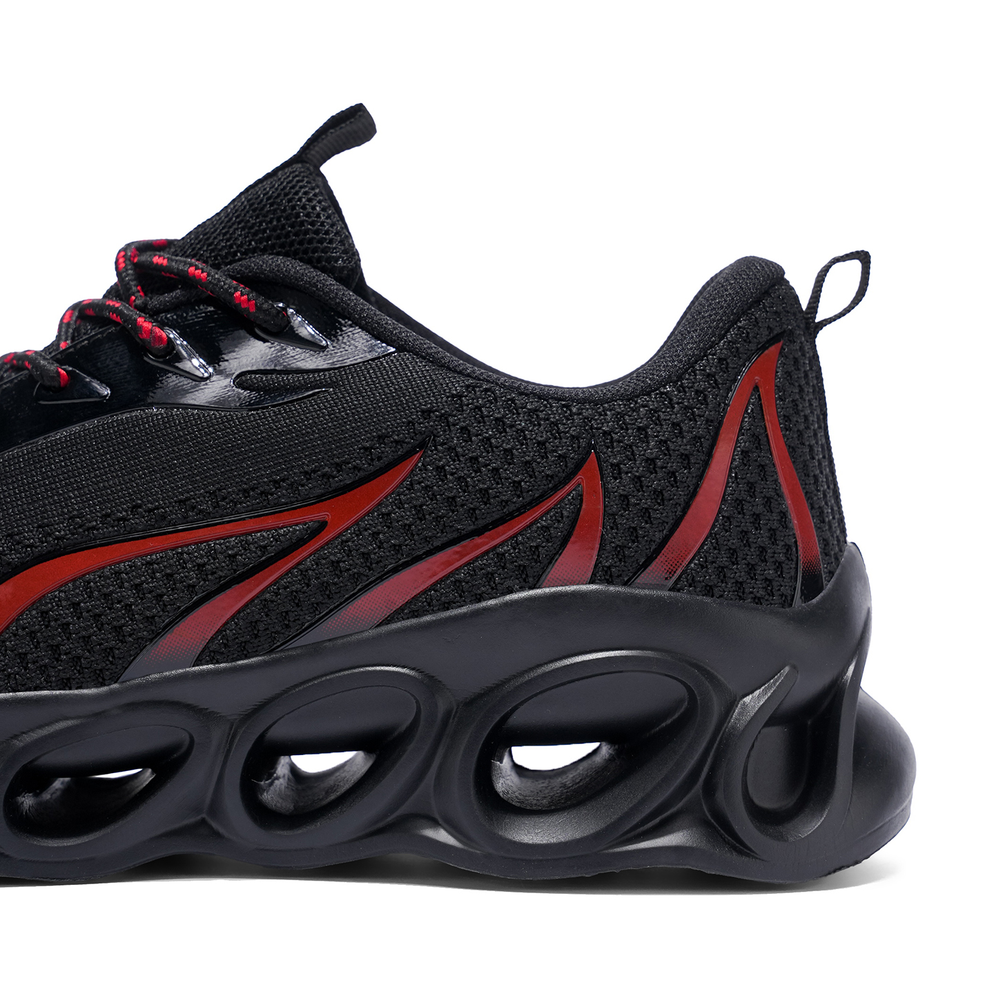 Softsfeel® Women's Relieve Foot Pain Perfect Walking Shoes - Black Red