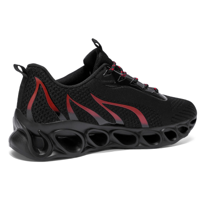 Softsfeel® Women's Relieve Foot Pain Perfect Walking Shoes - Black Red