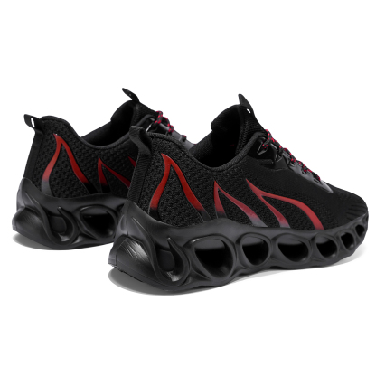 Softsfeel® Women's Relieve Foot Pain Perfect Walking Shoes - Black Red