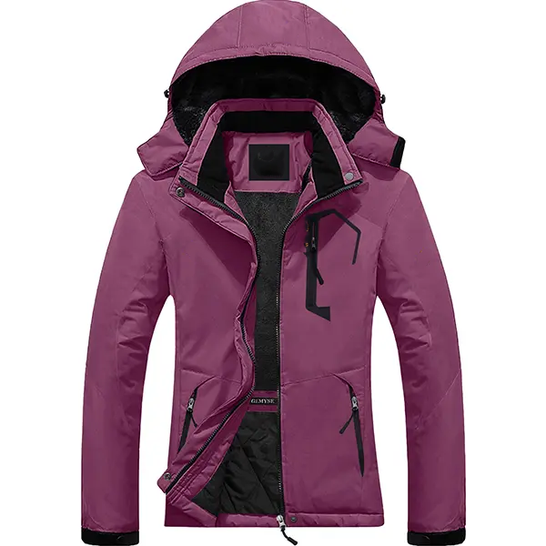 Hooded Waterproof Ski Jacket - Winter Outdoor Coat