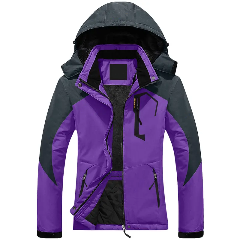 Hooded Waterproof Ski Jacket - Winter Outdoor Coat