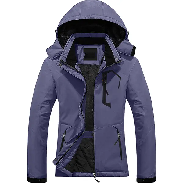 Hooded Waterproof Ski Jacket - Winter Outdoor Coat