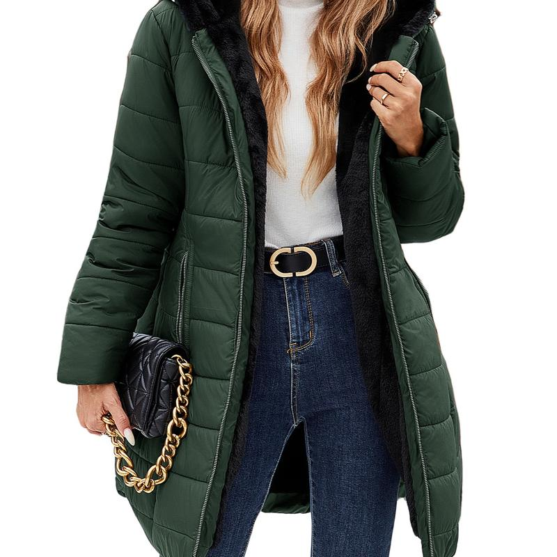 UMIPUBO Women's Long Sleeve Puffer Down Jacket