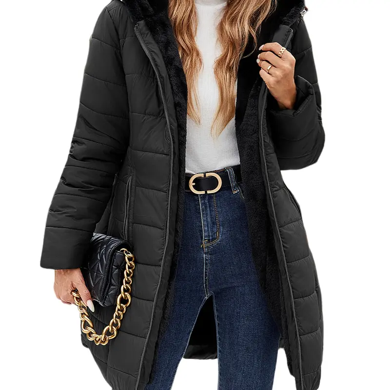 UMIPUBO Women's Long Sleeve Puffer Down Jacket
