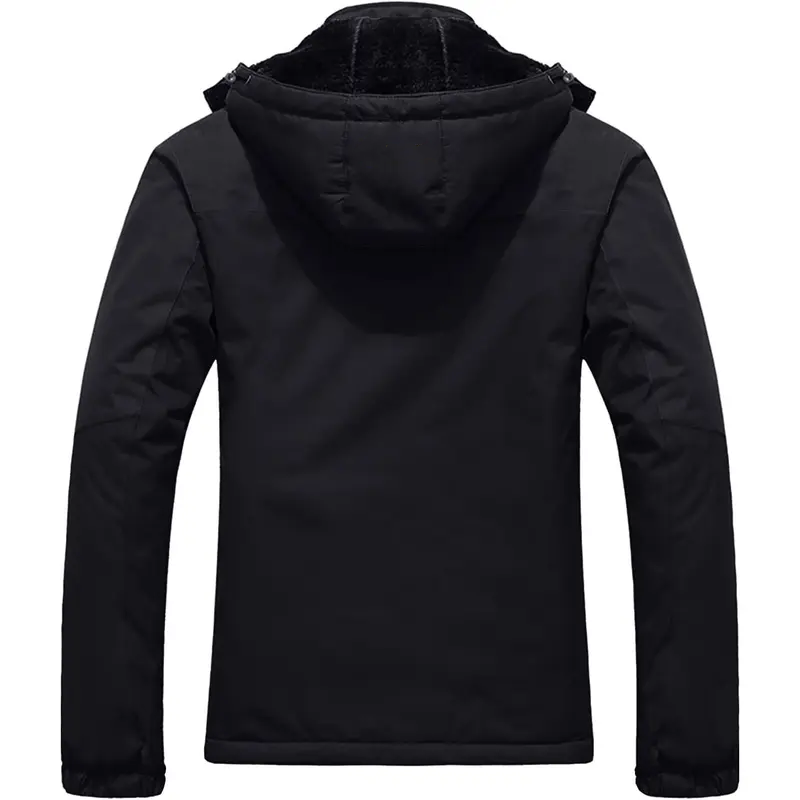 Hooded Waterproof Ski Jacket - Winter Outdoor Coat