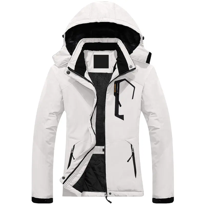 Hooded Waterproof Ski Jacket - Winter Outdoor Coat