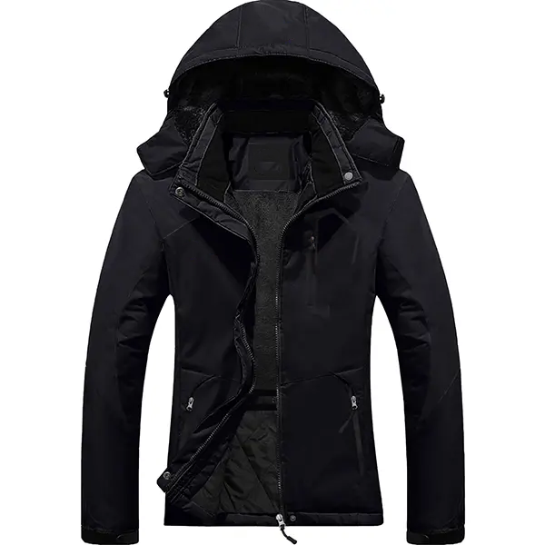 Hooded Waterproof Ski Jacket - Winter Outdoor Coat