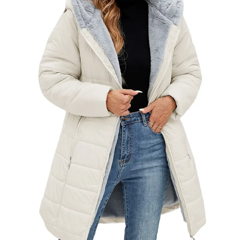 UMIPUBO Women's Long Sleeve Puffer Down Jacket