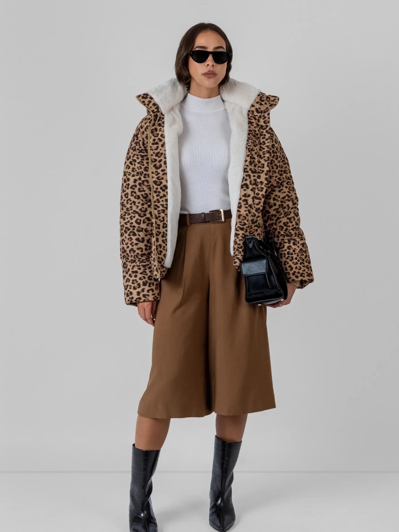WarmCore Faux Fur Puffer Jacket
