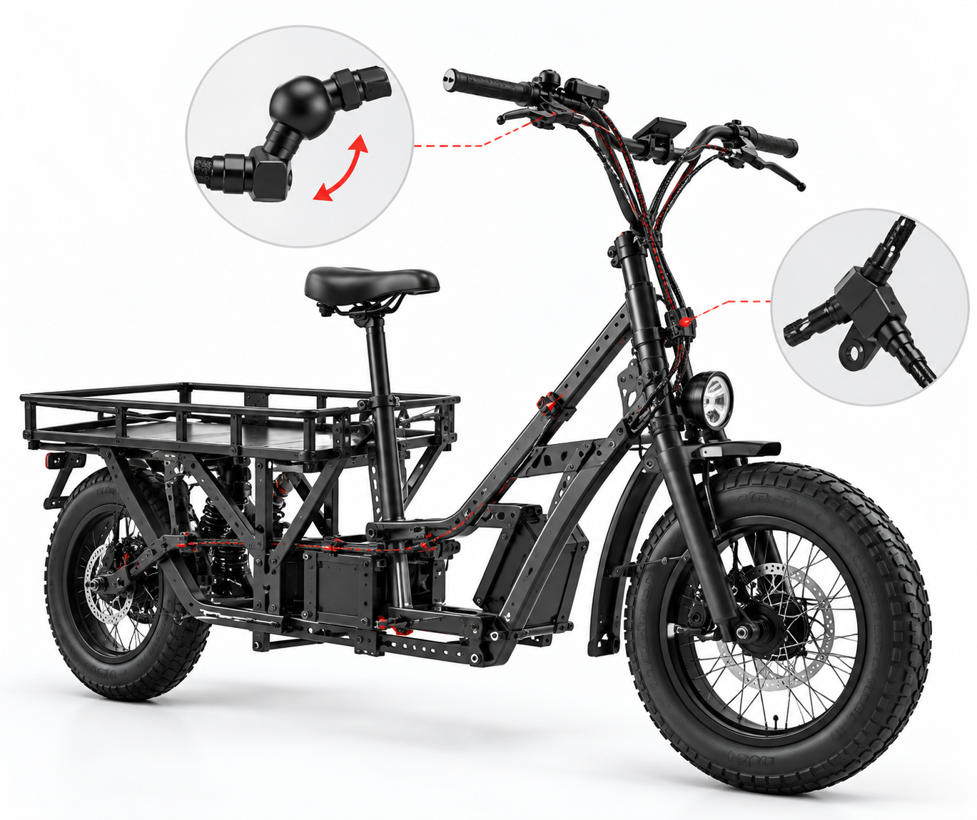 NUTT hydraulic brake components for a custom electric mobility build