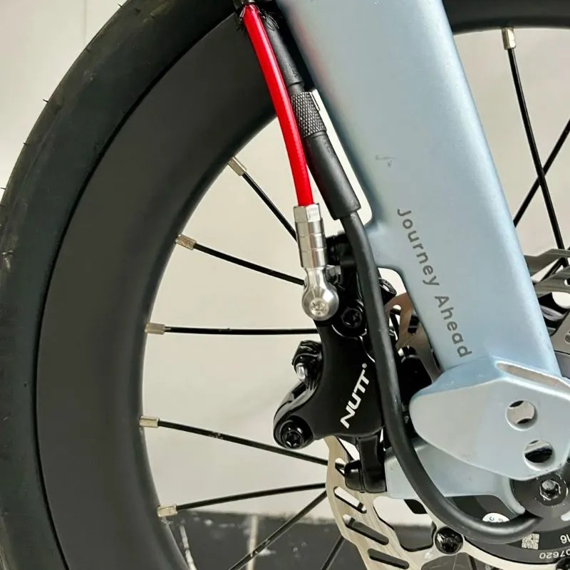 NUTT 2‑Piston Lightweight Aluminum Alloy Hydraulic Disc Brake, No Power Cut‑Off, Universal for Bikes