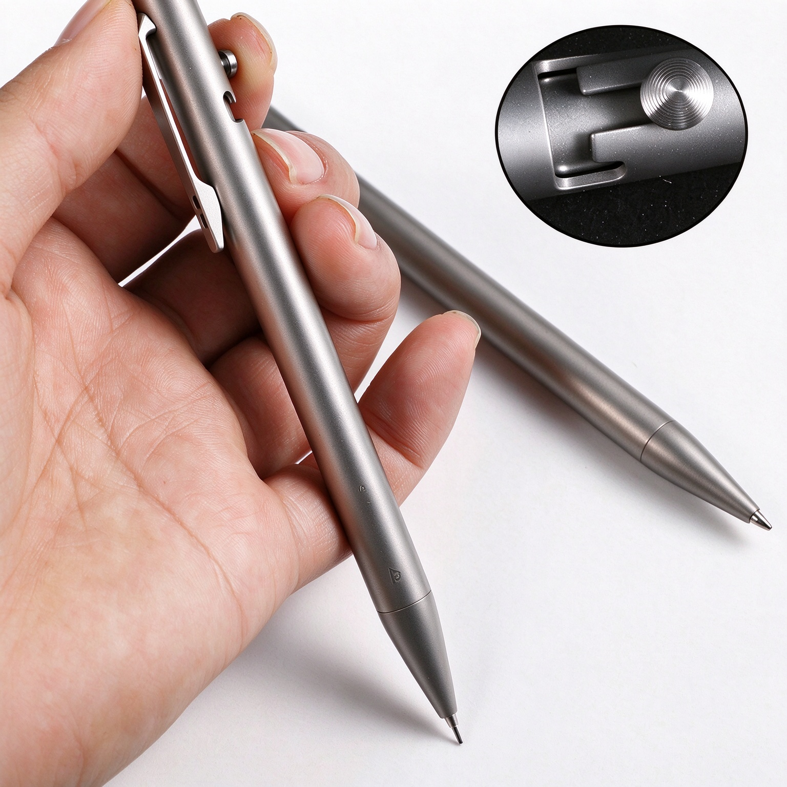 Titanium alloy pen gift box, fountain pen for students, men's gift for women, high-value gift pen, window protector pen