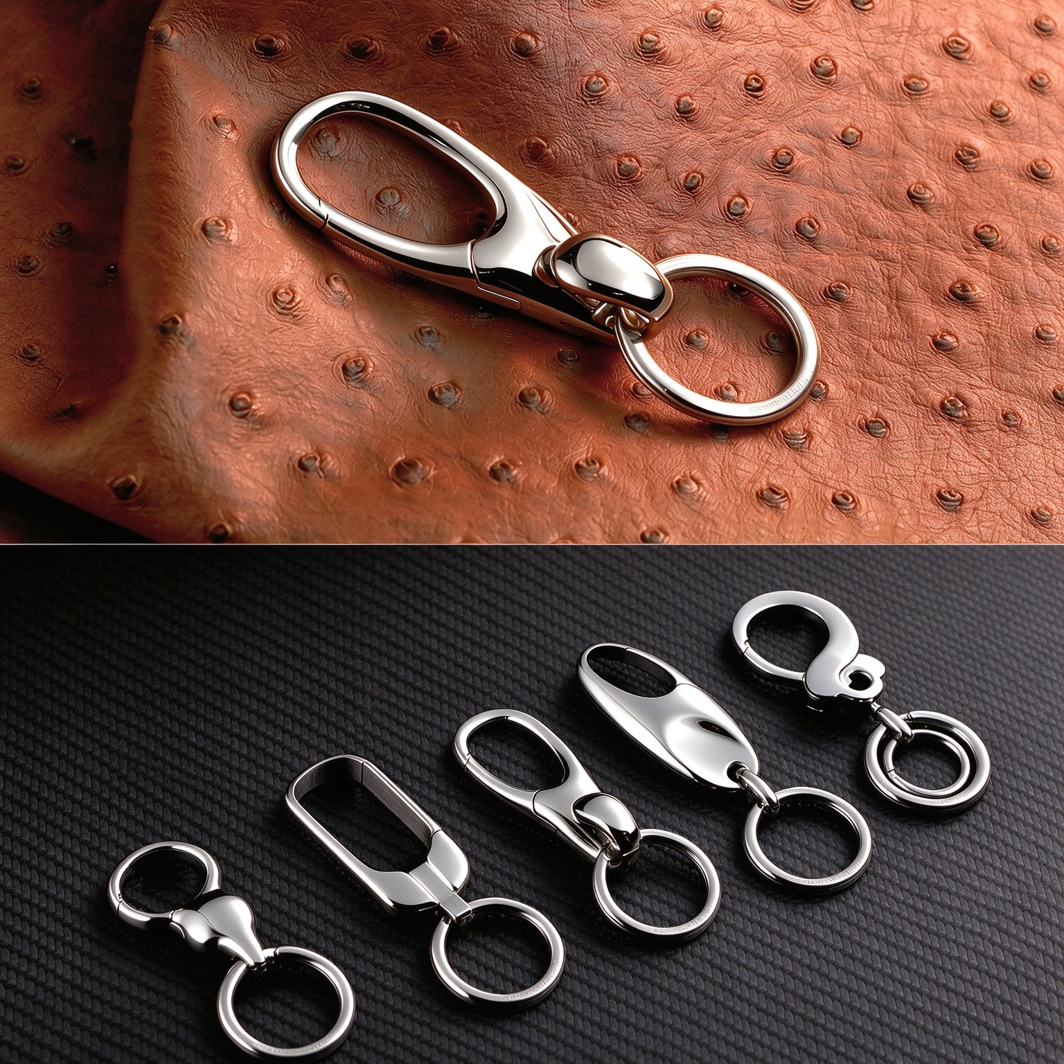 316 stainless steel high-end car keychain keychain men's waist hanging creative keychain personalized pendant gift