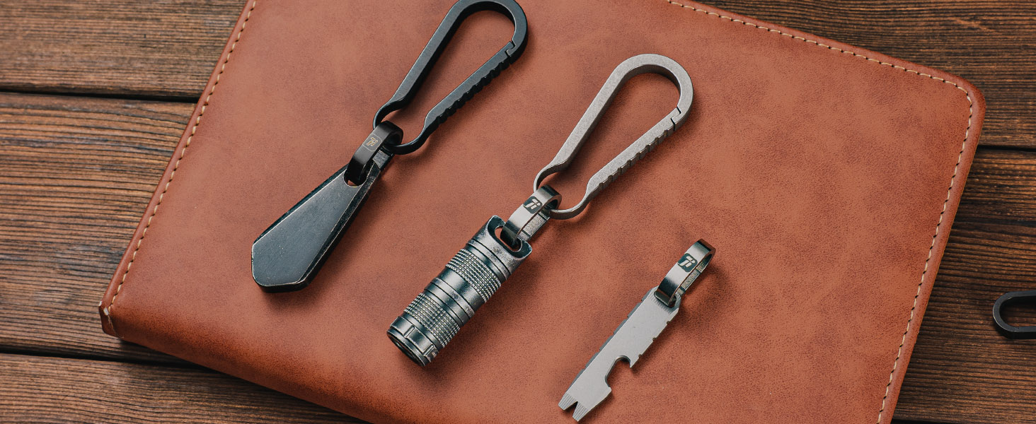 Titanium key chain