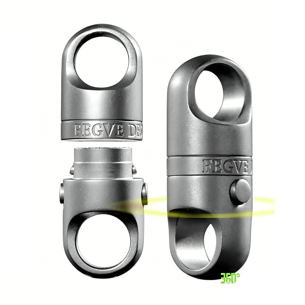 2024 New Titanium Alloy Luya Fishing Multi purpose Strong Magnetic Hanging Buckle, Telescopic Strong Magnetic Buckle, Quick Pull Climbing Buckle