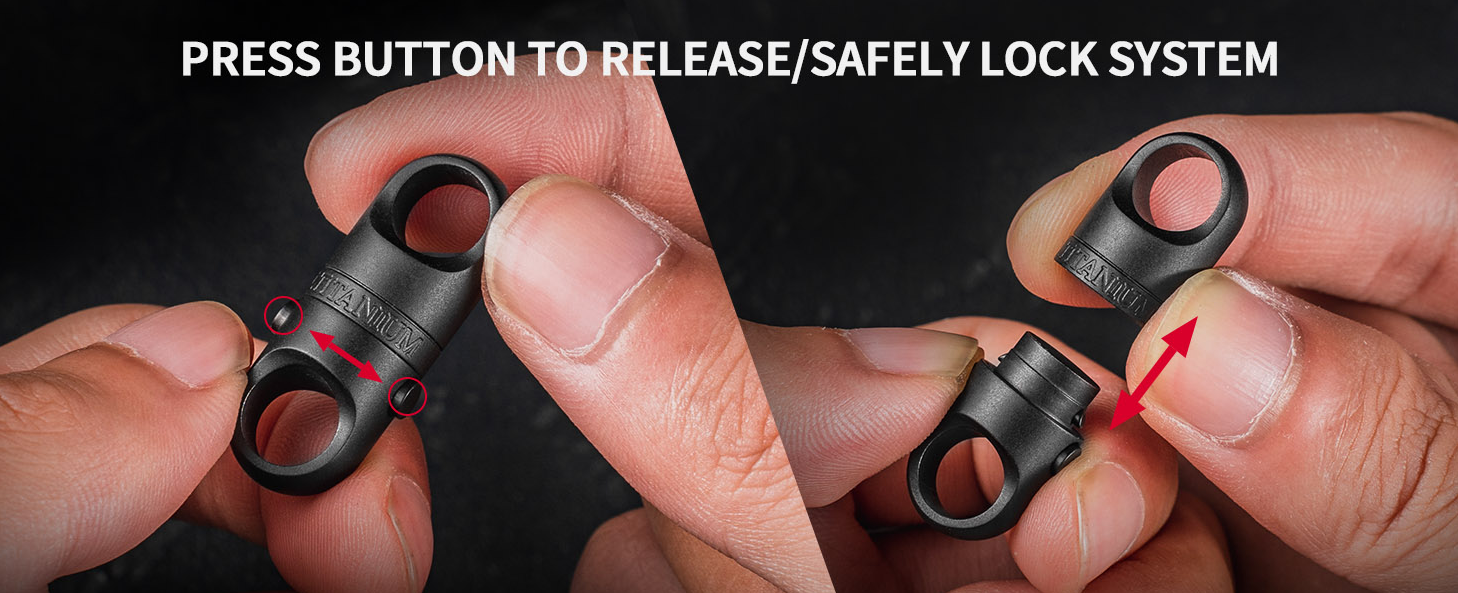 FEGVE Quick Release Keychain, Strong Magnetic Key Chain for Home Car Keys