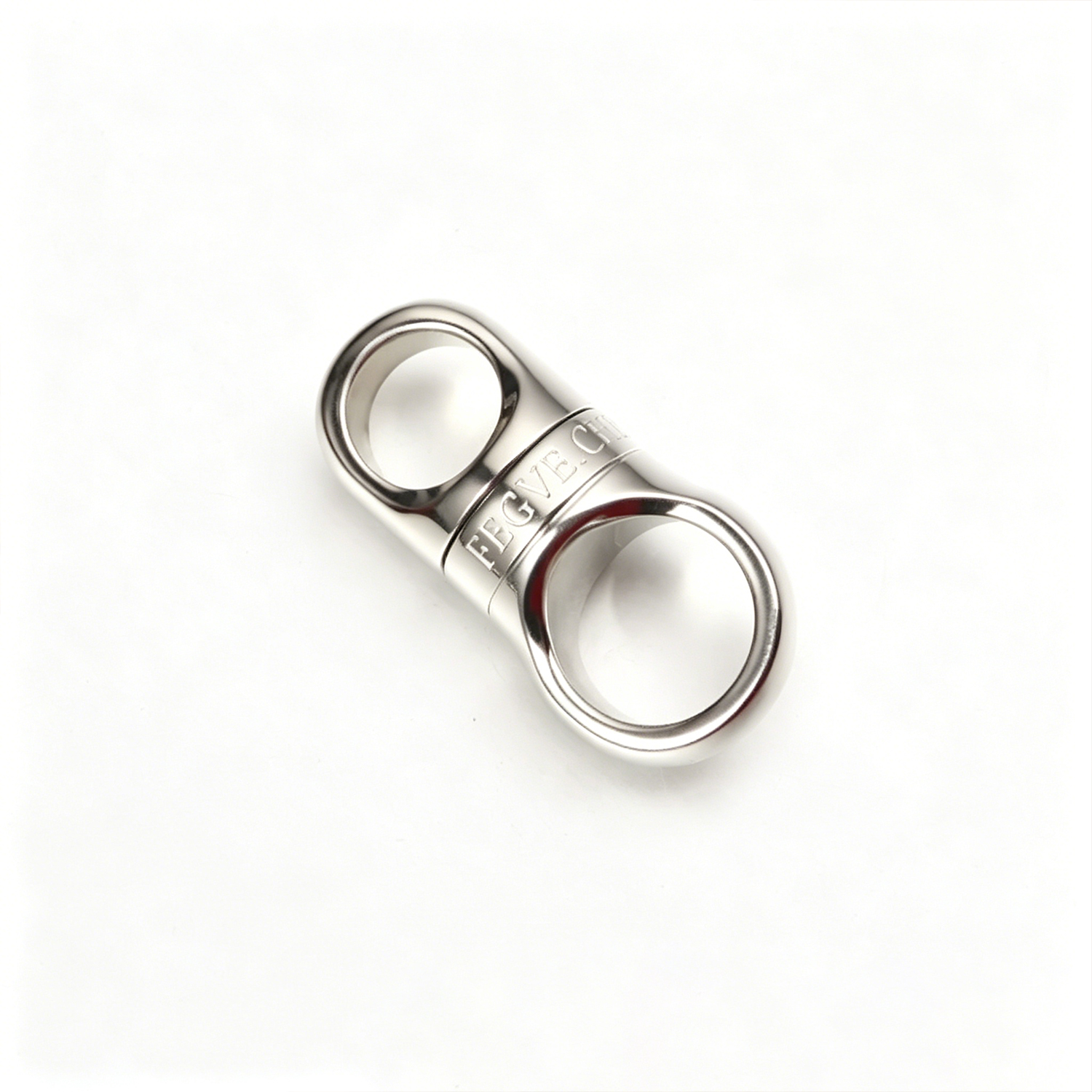 Copper capsule universal joint brass keychain accessories Red copper universal joint retro car keychain 360 degree rotation