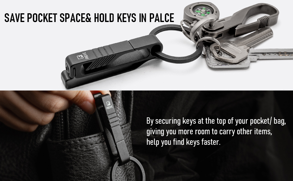 Belt clip for keys