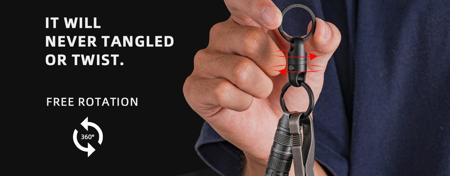 FEGVE Quick Release Keychain, Strong Magnetic Key Chain for Home Car Keys