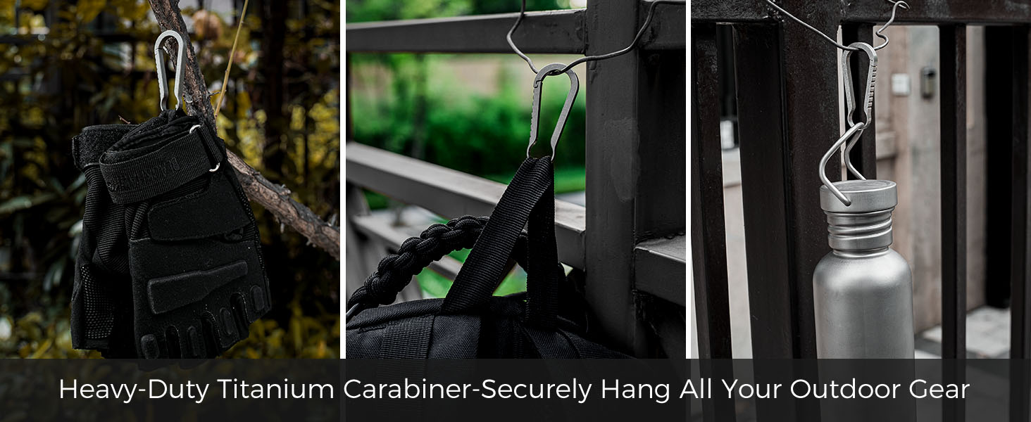 Heavy-Duty Titanium Carabiner