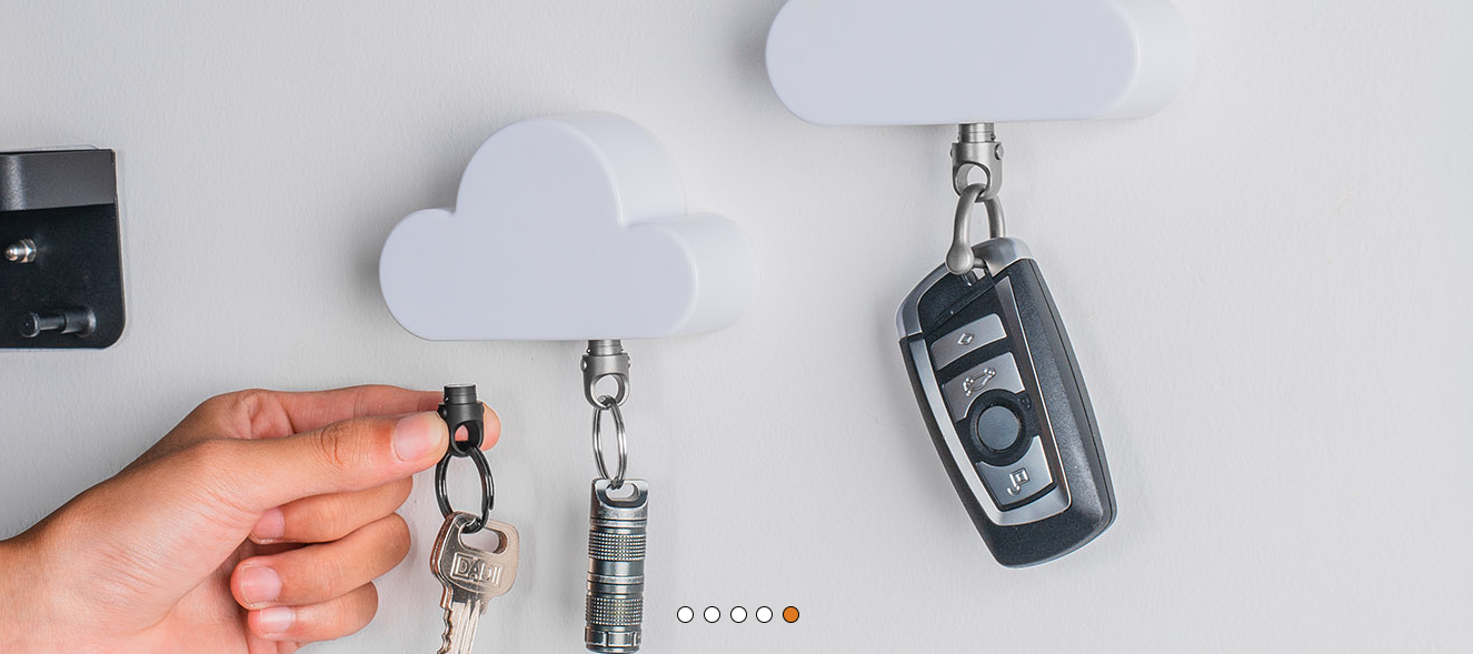 FEGVE Quick Release Keychain, Strong Magnetic Key Chain for Home Car Keys