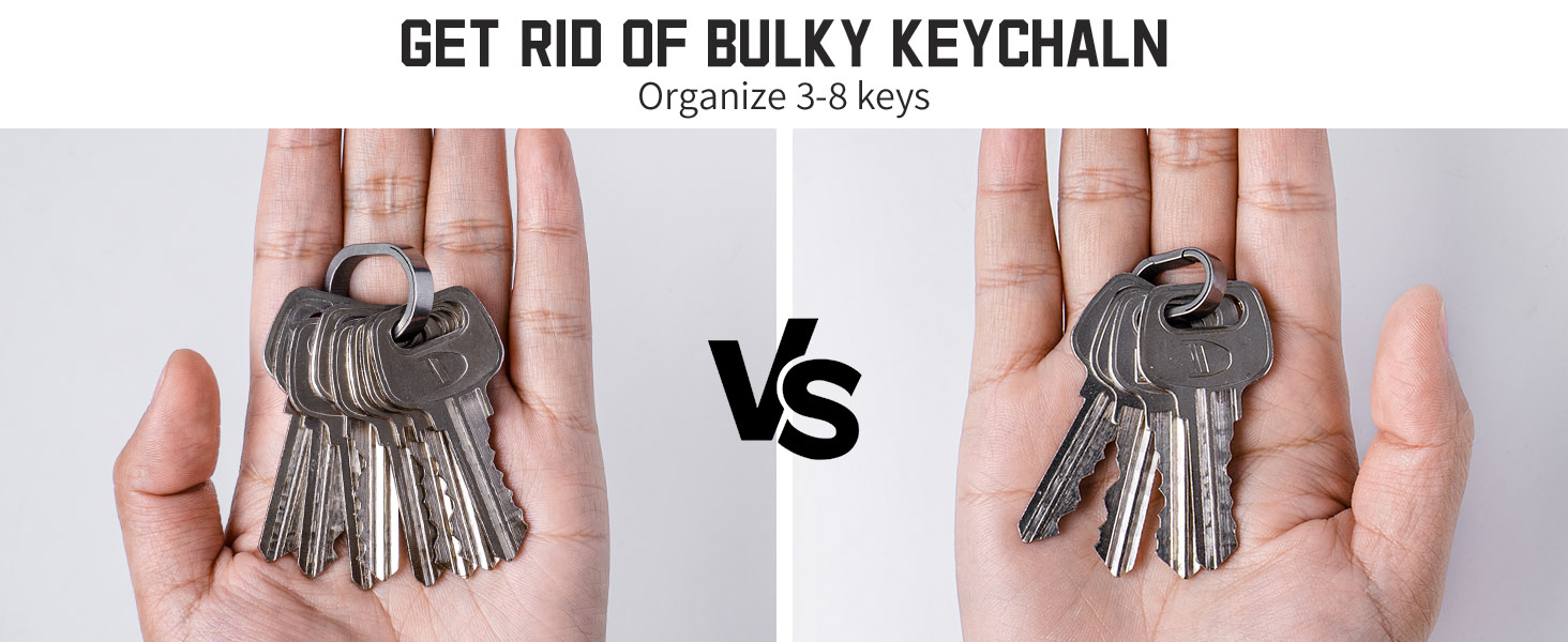easy open key ring 