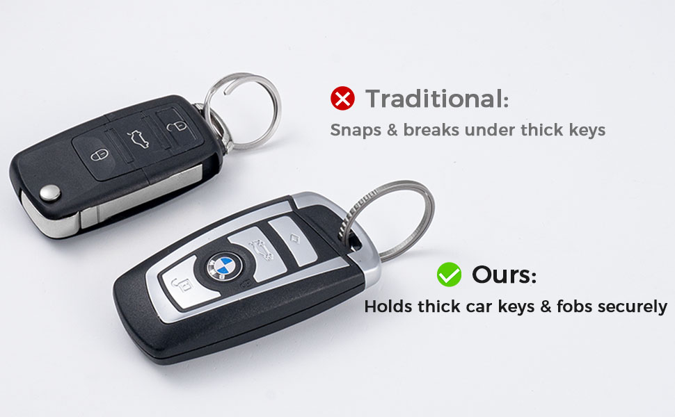 durable key rings