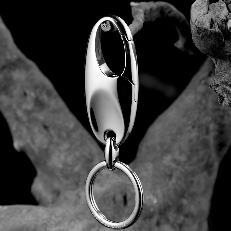 Stainless steel car keychain for high-end men, Mercedes Benz, BMW, Audi, Volkswagen, hanging keychain for high-end cars