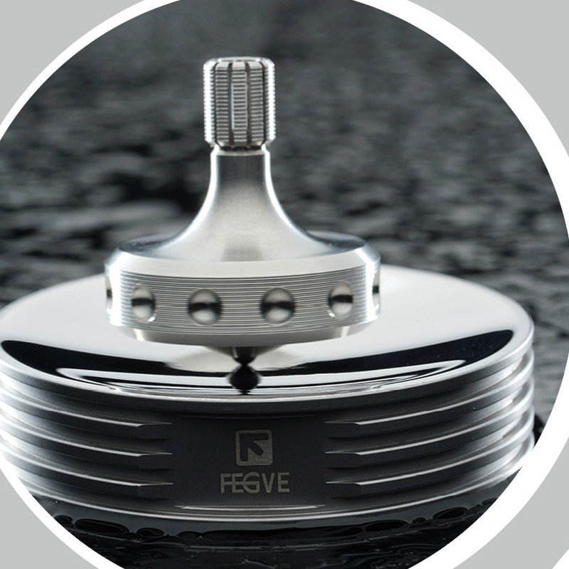 Fegve Fingertip Gyroscope Hand Pinch Gyroscope Disk Hand Drive Inception Paperweight Stainless Steel Ornament Creative Gift