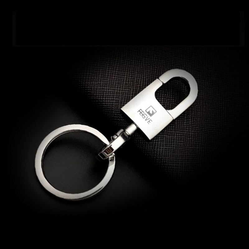 Fegve316L stainless steel keychain for men's and women's cars, keychain waist hanging, creative handmade keychain
