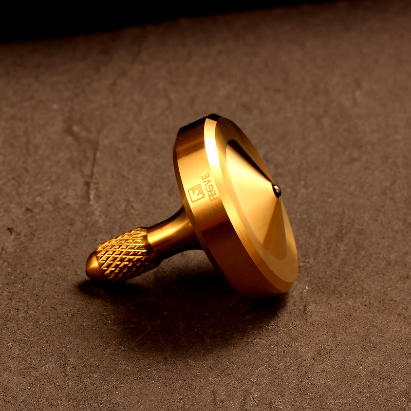 FEGVE Centering Small Gyroscope Hand Pulling Hand Pinching Gyroscope Stainless Steel Fingertip Gyroscope Inception Adult Toy EDC