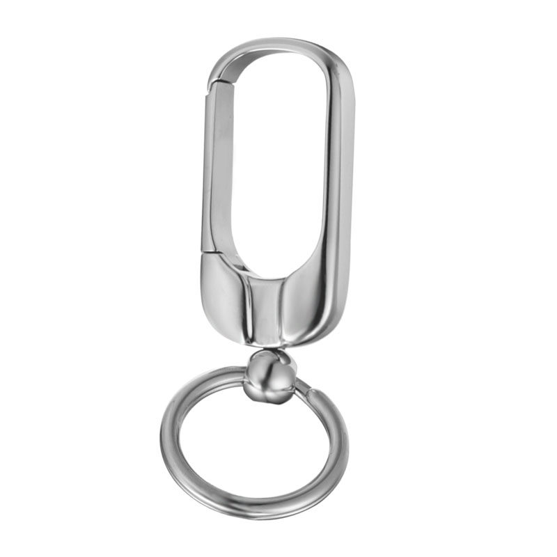 316 stainless steel car keychain for men and women, waist trailer, personalized keychain, creative high-end gift pendant