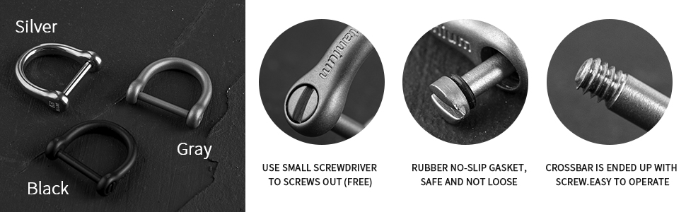titanium key ring