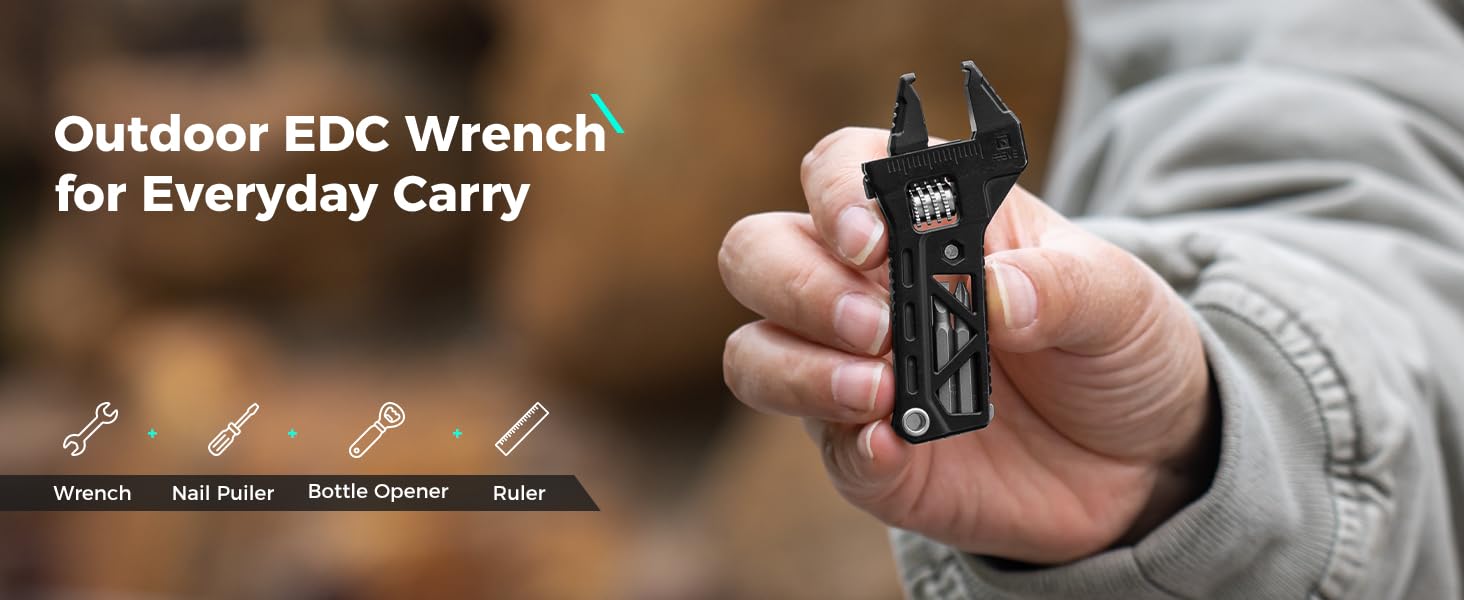 Outdoor EDC Wrench for Everyday Carry
