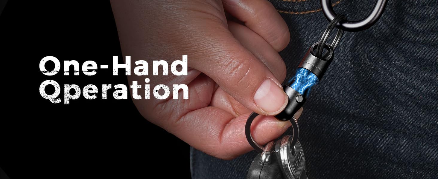one-hand quick release connector