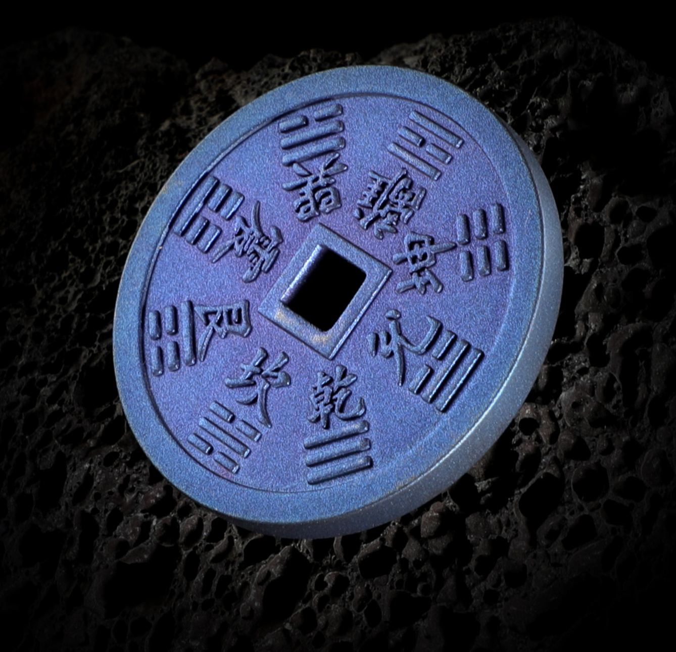 2025 New Mountain Ghosts Spending Pendant Bagua Three Ghosts Protection Portable Talisman Taoist Ancient Coin Xiang Lian Jewelry Key Pendant